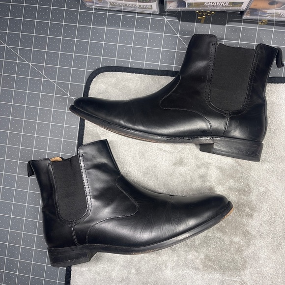 Cole Haan Leather Chelsea Boots Dress Casual Ankle Pull On Black 9.5M - Picture 2 of 6